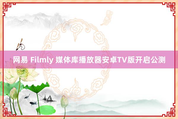 网易 Filmly 媒体库播放器安卓TV版开启公测