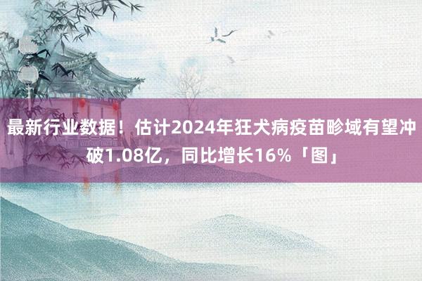 最新行业数据！估计2024年狂犬病疫苗畛域有望冲破1.08亿，同比增长16%「图」